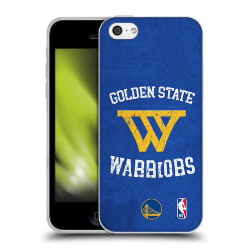 NBA Golden State Warriors Distressed Soft Gel Case for Apple iPhone 5c