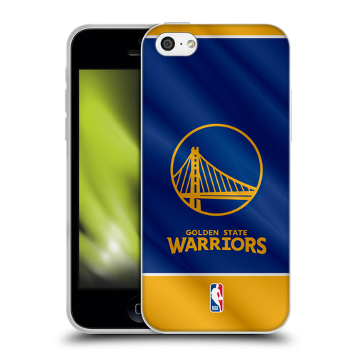 NBA Golden State Warriors Horizontal Banner Soft Gel Case for Apple iPhone 5c