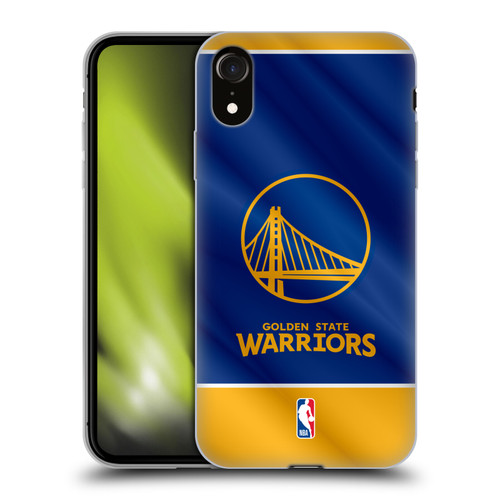 NBA Golden State Warriors Horizontal Banner Soft Gel Case for Apple iPhone XR