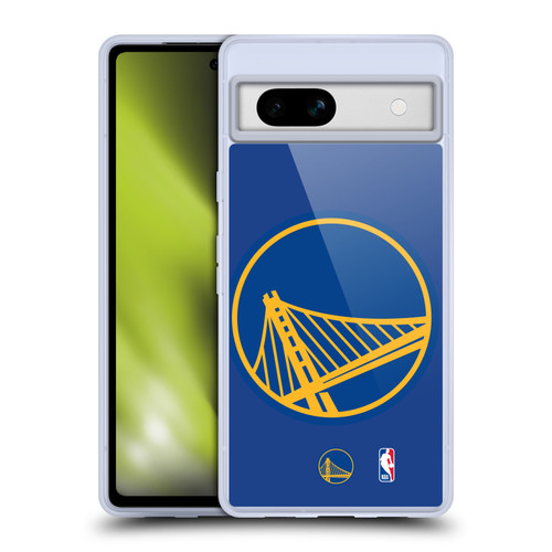 NBA Golden State Warriors Oversized Soft Gel Case for Google Pixel 7a