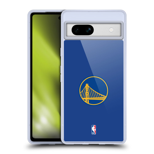 NBA Golden State Warriors Plain Soft Gel Case for Google Pixel 7a