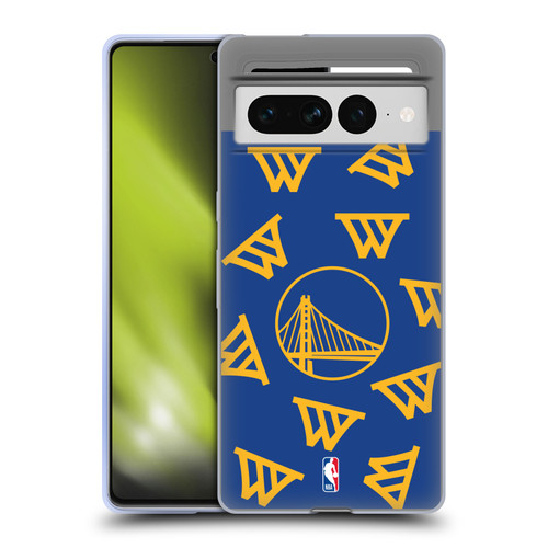 NBA Golden State Warriors Patterns Soft Gel Case for Google Pixel 7 Pro