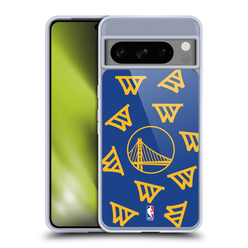 NBA Golden State Warriors Patterns Soft Gel Case for Google Pixel 8 Pro