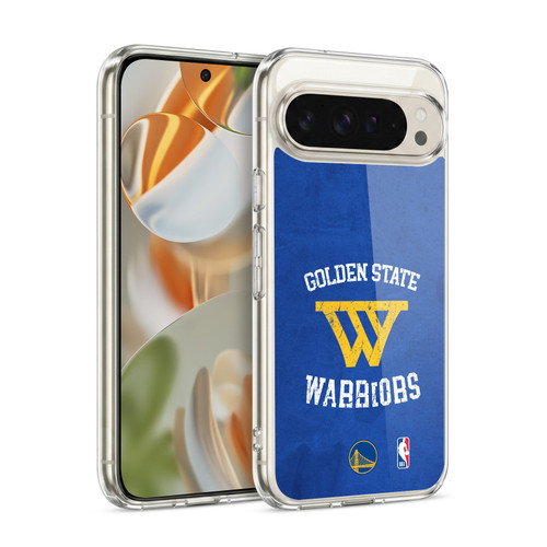 NBA Golden State Warriors Distressed Soft Gel Case for Google Pixel 9 / Pixel 9 Pro