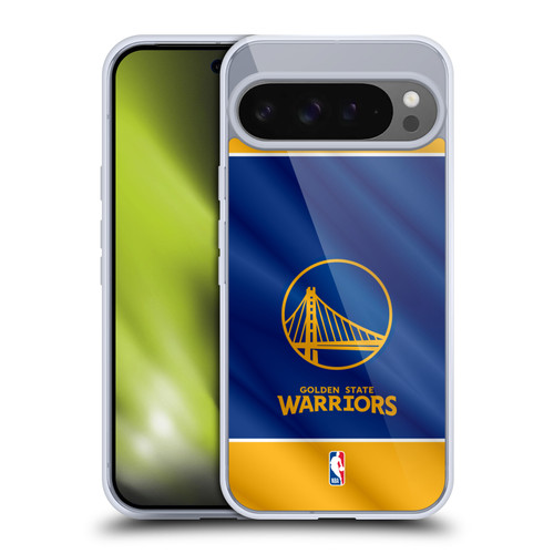 NBA Golden State Warriors Horizontal Banner Soft Gel Case for Google Pixel 9 Pro XL