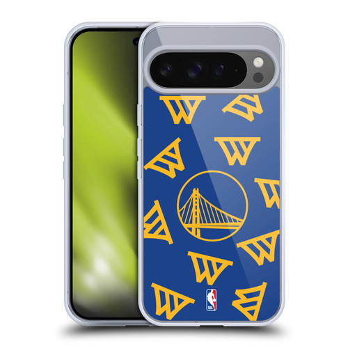 NBA Golden State Warriors Patterns Soft Gel Case for Google Pixel 9 Pro XL