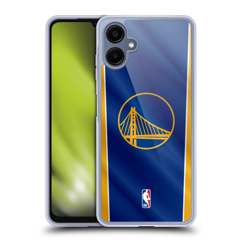 NBA Golden State Warriors Vertical Banner Soft Gel Case for Samsung Galaxy A06 4G