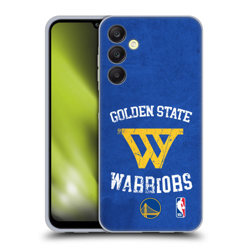 NBA Golden State Warriors Distressed Soft Gel Case for Samsung Galaxy A25 5G