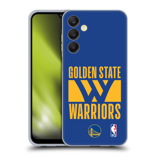 NBA Golden State Warriors Typography Soft Gel Case for Samsung Galaxy A25 5G