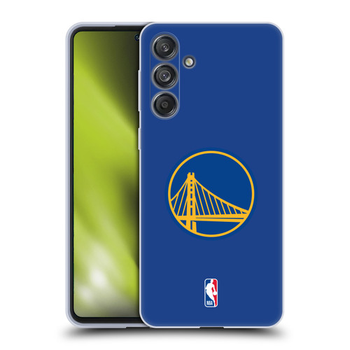 NBA Golden State Warriors Plain Soft Gel Case for Samsung Galaxy M55 5G