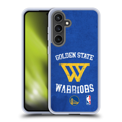 NBA Golden State Warriors Distressed Soft Gel Case for Samsung Galaxy S24 FE & MagSafe