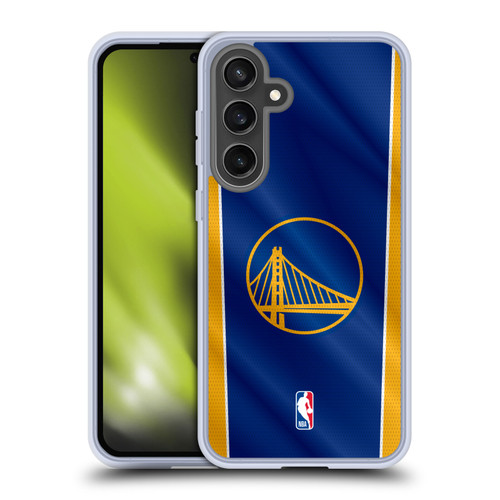 NBA Golden State Warriors Vertical Banner Soft Gel Case for Samsung Galaxy S24 FE & MagSafe
