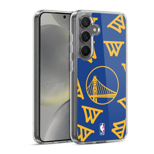NBA Golden State Warriors Patterns Soft Gel Case for Samsung Galaxy S24 5G & MagSafe