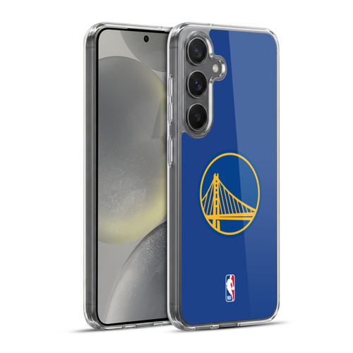 NBA Golden State Warriors Plain Soft Gel Case for Samsung Galaxy S24+ 5G & MagSafe