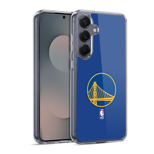 NBA Golden State Warriors Plain Soft Gel Case for Samsung Galaxy S25 & MagSafe