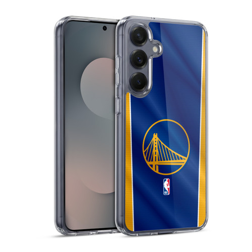 NBA Golden State Warriors Vertical Banner Soft Gel Case for Samsung Galaxy S25 & MagSafe