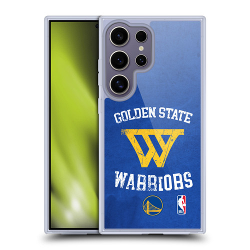 NBA Golden State Warriors Distressed Soft Gel Case for Samsung Galaxy S25 Ultra & MagSafe