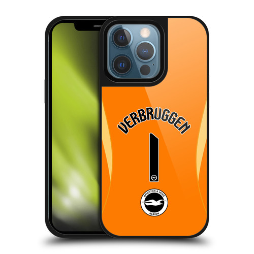 Brighton & Hove Albion F.C 2025/26 Players Home Kit Bart Verbruggen Gel Armour Case For Apple iPhone 13 Pro