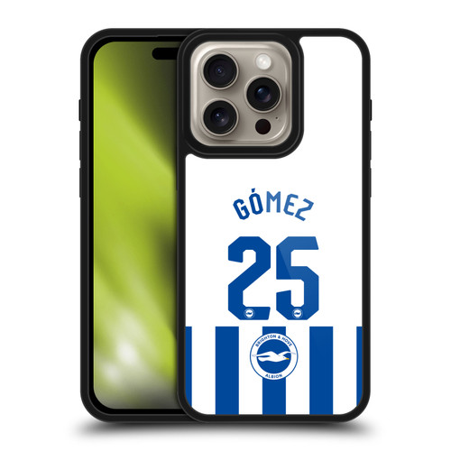 Brighton & Hove Albion F.C 2025/26 Players Home Kit Diego Gómez Gel Armour Case For Apple iPhone 16 Pro