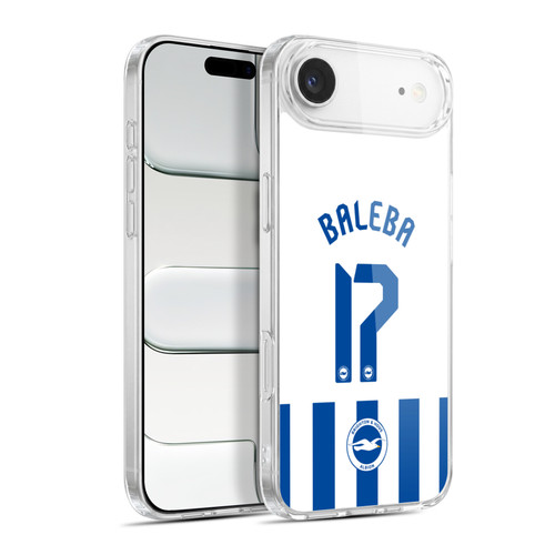 Brighton & Hove Albion F.C 2025/26 Players Home Kit Carlos Baleba Soft Gel Case for Apple iPhone 17 Air