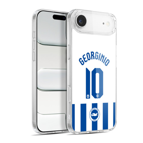 Brighton & Hove Albion F.C 2025/26 Players Home Kit Georginio Rutter Soft Gel Case for Apple iPhone 17 Air