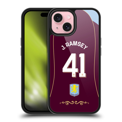 Aston Villa Football Club 2025/26 Players Home Kit 2nd Group Donyell Malen Gel Armour Case For Apple iPhone 15