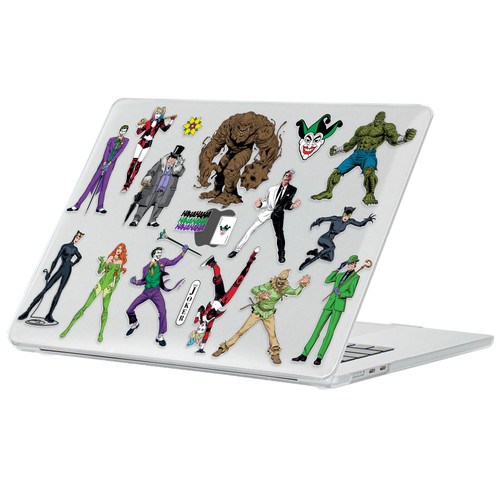 Batman DC Comics Graphics Villains Clear Hard Crystal Armour Laptop Case for Apple MacBook Air 13.6" A2681/A3113/A3240 2022/2024/2025