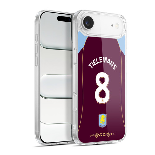 Aston Villa Football Club 2025/26 Players Home Kit 1st Group Youri Tielemans Soft Gel Case for Apple iPhone 17 Air