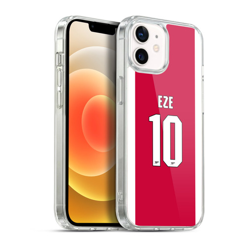 Arsenal FC 2025/26 Players Home Kit 1st Group Eberechi Eze Soft Gel Case for Apple iPhone 12 / iPhone 12 Pro & MagSafe