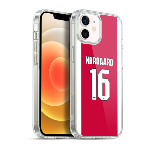 Arsenal FC 2025/26 Players Home Kit 1st Group Christian Nørgaard Soft Gel Case for Apple iPhone 12 / iPhone 12 Pro & MagSafe