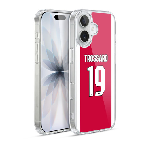 Arsenal FC 2025/26 Players Home Kit 1st Group Leandro Trossard Soft Gel Case for Apple iPhone 17
