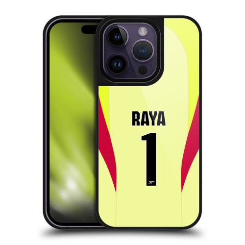Arsenal FC 2025/26 Players Home Kit 1st Group David Raya Gel Armour Case For Apple iPhone 14 Pro