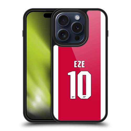 Arsenal FC 2025/26 Players Home Kit 1st Group Eberechi Eze Gel Armour Case For Apple iPhone 15 Pro