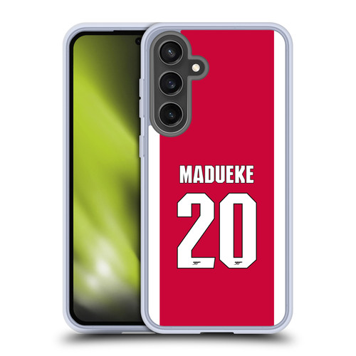 Arsenal FC 2025/26 Players Home Kit 1st Group Noni Madueke Soft Gel Case for Samsung Galaxy S24 FE