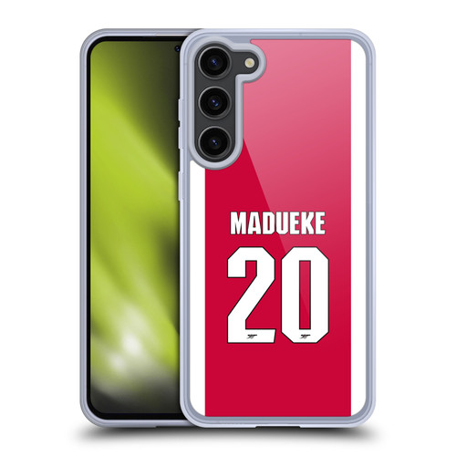 Arsenal FC 2025/26 Players Home Kit 1st Group Noni Madueke Soft Gel Case for Samsung Galaxy S23+ 5G
