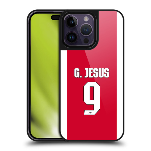 Arsenal FC 2025/26 Players Home Kit 2nd Group Gabriel Jesus Gel Armour Case For Apple iPhone 14 Pro Max