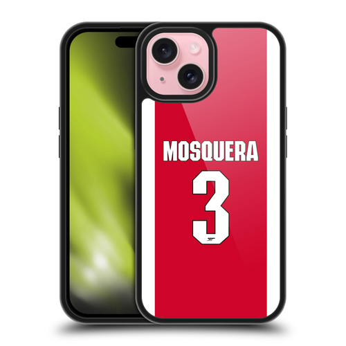 Arsenal FC 2025/26 Players Home Kit 2nd Group Cristhian Mosquera Gel Armour Case For Apple iPhone 15