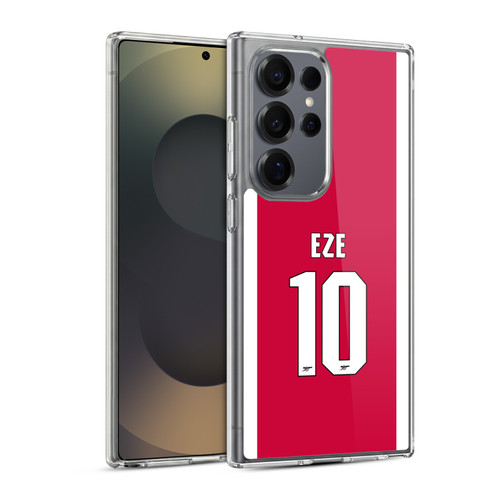 Arsenal FC 2025/26 Players Home Kit 1st Group Eberechi Eze Soft Gel Case for Samsung Galaxy S25 Ultra & MagSafe