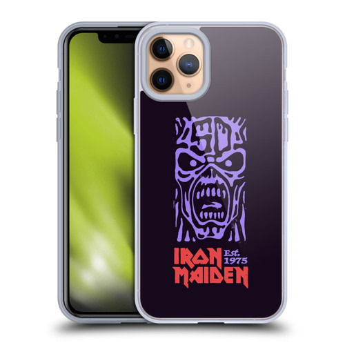 Iron Maiden Key Art Logo Soft Gel Case for Apple iPhone 11 Pro