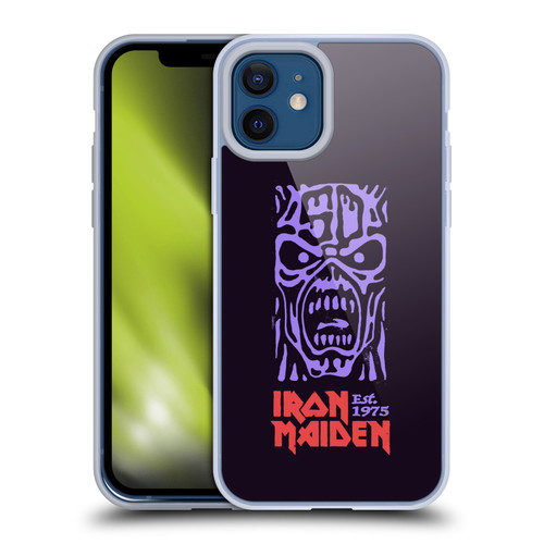 Iron Maiden Key Art Logo Soft Gel Case for Apple iPhone 12 / iPhone 12 Pro & MagSafe