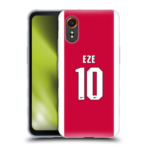 Arsenal FC 2025/26 Players Home Kit 1st Group Eberechi Eze Soft Gel Case for Samsung Galaxy Xcover7 5G