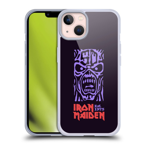Iron Maiden Key Art Logo Soft Gel Case for Apple iPhone 13