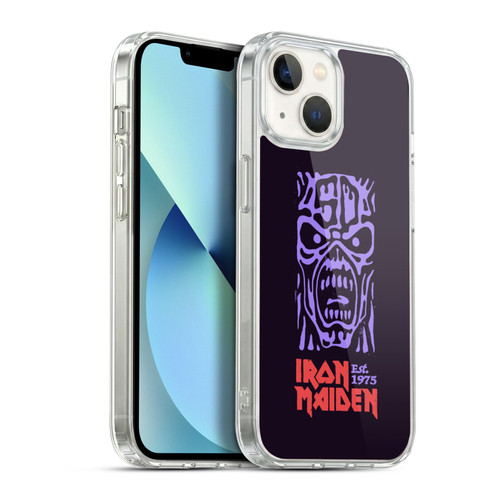 Iron Maiden Key Art Logo Soft Gel Case for Apple iPhone 13