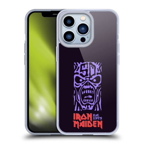 Iron Maiden Key Art Logo Soft Gel Case for Apple iPhone 13 Pro