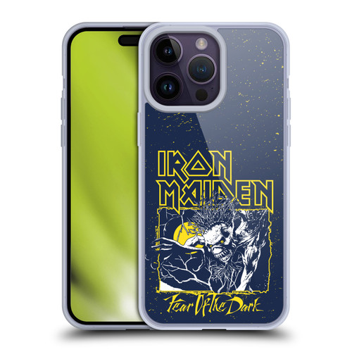 Iron Maiden Key Art FOTD Distressed Soft Gel Case for Apple iPhone 14 Pro Max