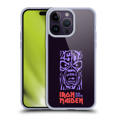 Iron Maiden Key Art Logo Soft Gel Case for Apple iPhone 14 Pro Max