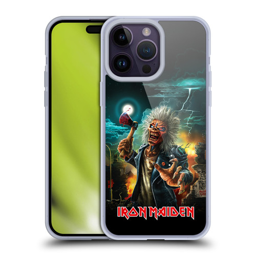Iron Maiden Key Art Run For Your Lives Soft Gel Case for Apple iPhone 14 Pro Max