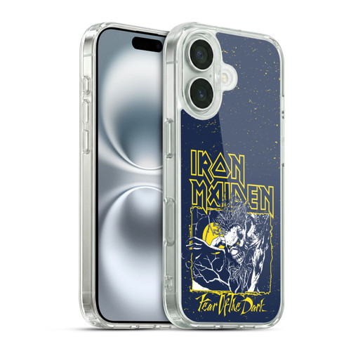 Iron Maiden Key Art FOTD Distressed Soft Gel Case for Apple iPhone 16 & MagSafe