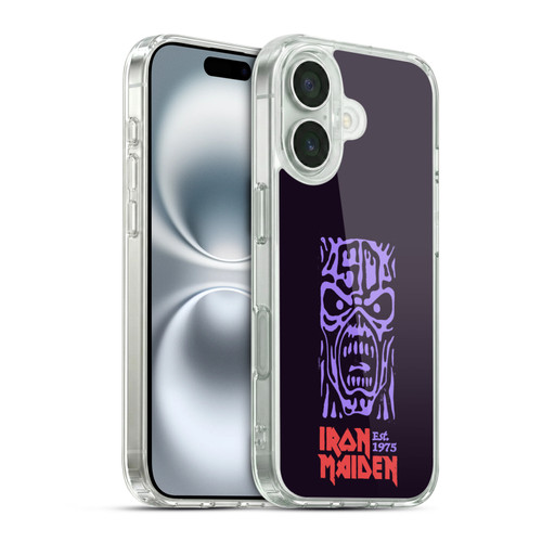 Iron Maiden Key Art Logo Soft Gel Case for Apple iPhone 16 & MagSafe