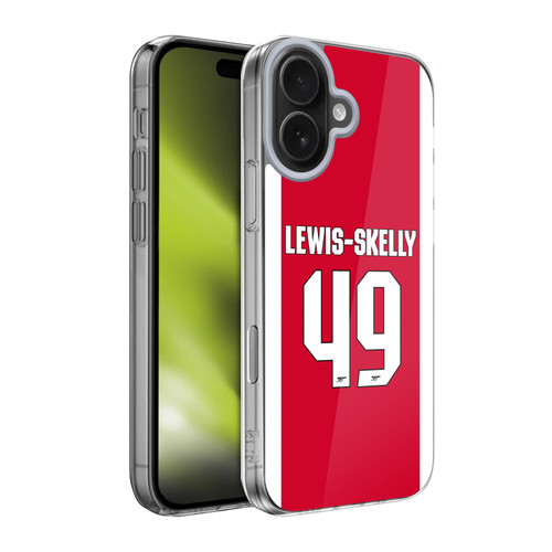 Arsenal FC 2025/26 Players Home Kit 2nd Group Myles Lewis-Skelly Soft Gel Case for Apple iPhone 17